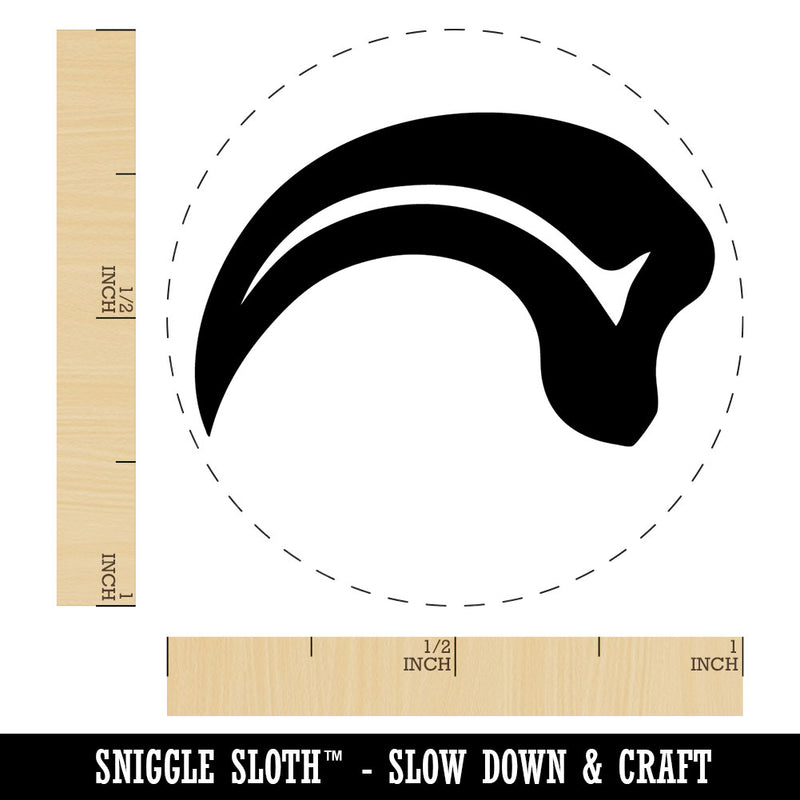 Velociraptor Claw Dinosaur Fossil Bone Self-Inking Rubber Stamp Crafting Planner