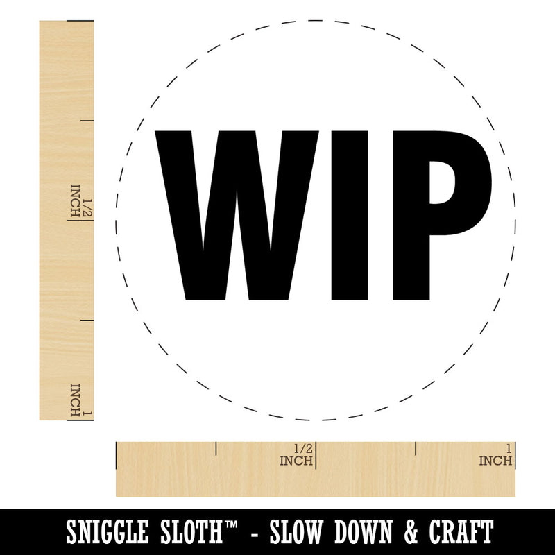 WIP Work In Progress Inventory Management Manufacturing Label Self-Inking Stamp