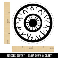 Bloodshot Realistic Veiny Eye Pupil Self-Inking Rubber Stamp for Stamping Ink Stamper Crafting Planners