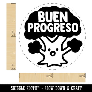Buen Progreso Spanish Tree Teacher Stamp Self-Inking Rubber Stamp for Stamping Ink Stamper Crafting Planners