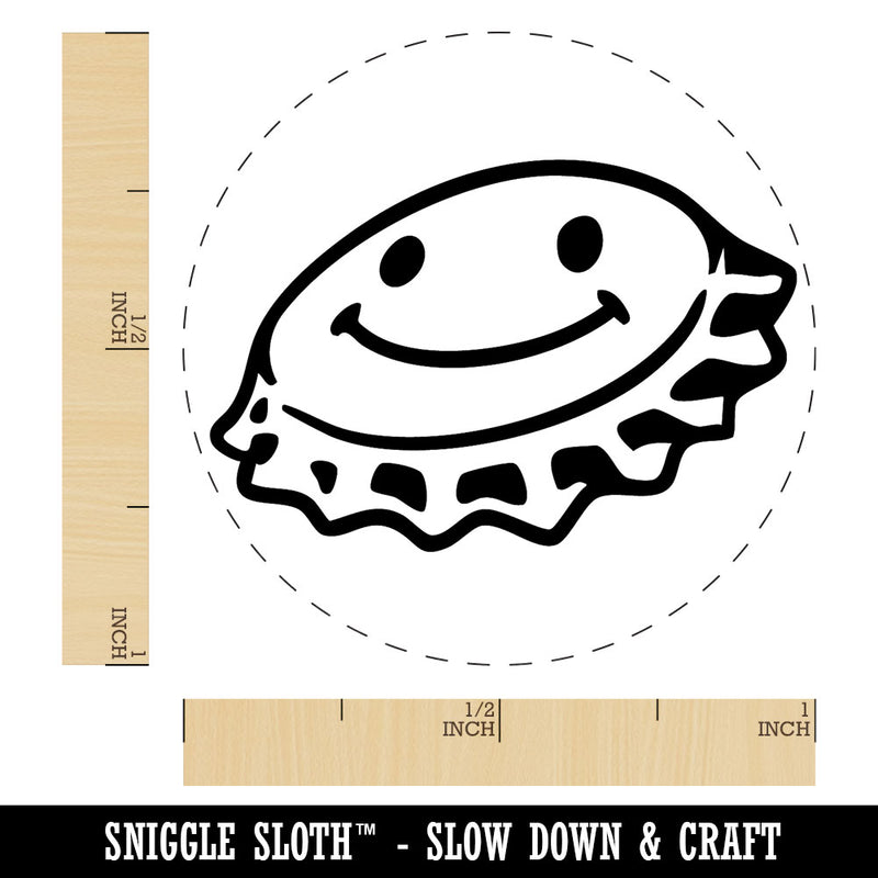 Cartoon Bottle Cap Soda Smiley Face Self-Inking Rubber Stamp for Stamping Ink Stamper Crafting Planners