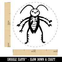 Cartoon Cockroach Bug Insect Vermin Pest Self-Inking Rubber Stamp for Stamping Ink Stamper Crafting Planners