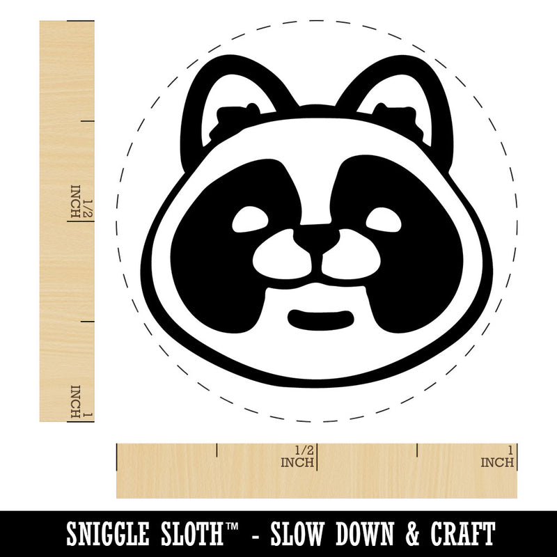 Cartoon Tanuki Head Japanese Raccoon Dog Self-Inking Rubber Stamp for Stamping Ink Stamper Crafting Planners
