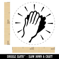 Clapping Hands Happy Celebration Self-Inking Rubber Stamp for Stamping Ink Stamper Crafting Planners