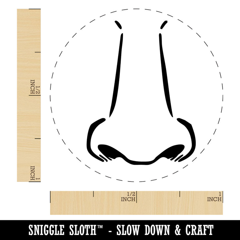 Human Nose Nostril Body Part Face Self-Inking Rubber Stamp for Stamping Ink Stamper Crafting Planners