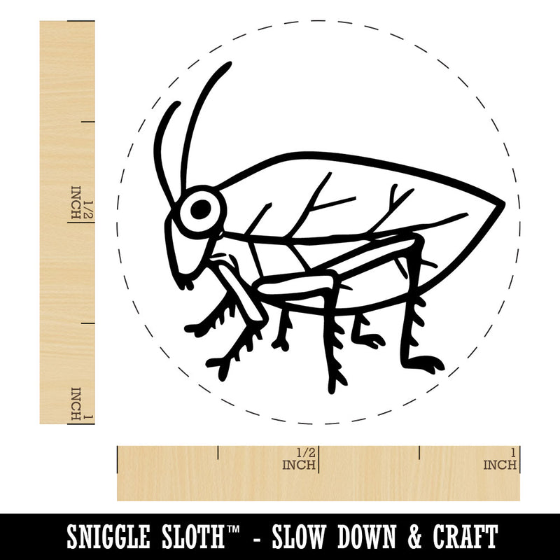 Katydid Insect Bug Grasshopper Self-Inking Rubber Stamp for Stamping Ink Stamper Crafting Planners
