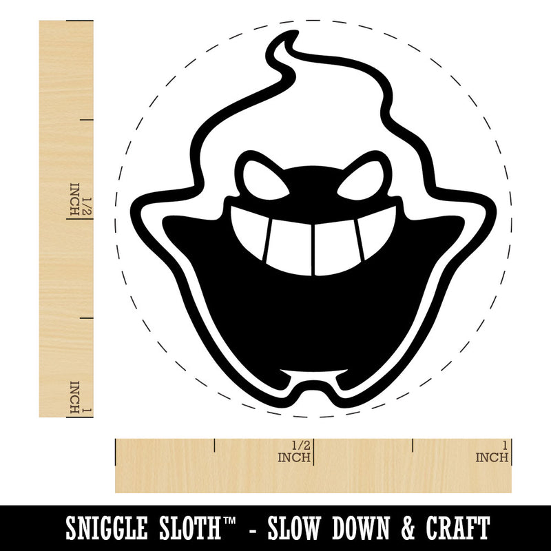 Mischievous Ghost Spirit Phantasm Sprite Self-Inking Rubber Stamp for Stamping Ink Stamper Crafting Planners