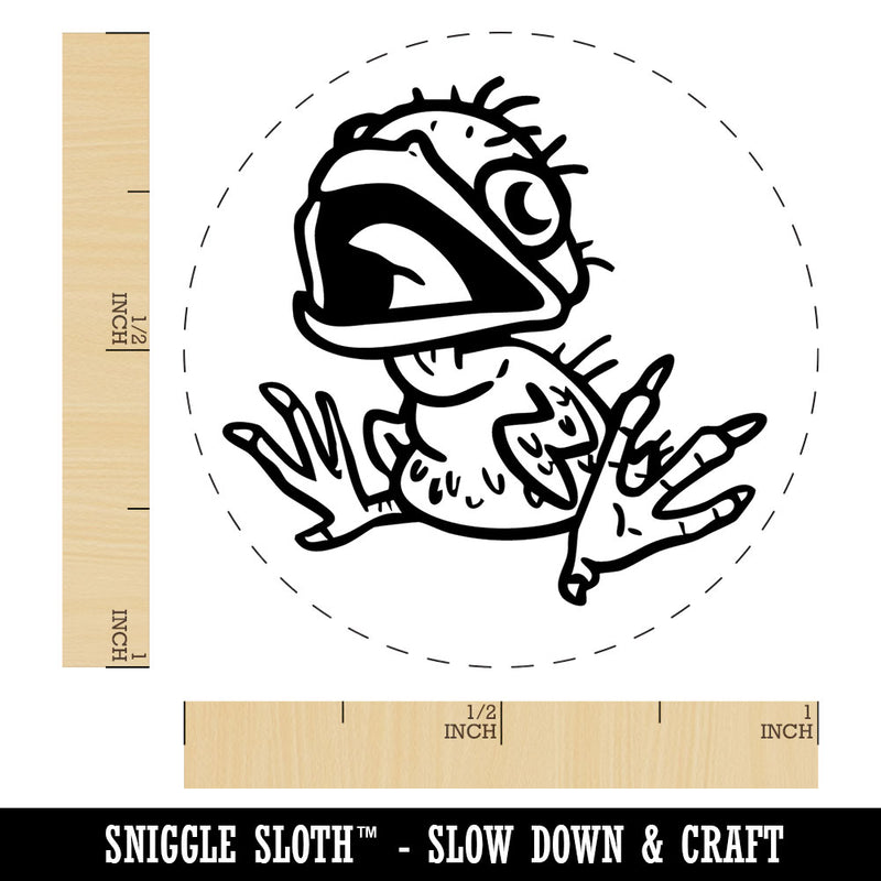 Realistic Ugly Baby Bird Chick Self-Inking Rubber Stamp for Stamping Ink Stamper Crafting Planners