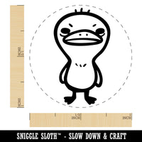 Ugly Duckling Baby Bird Duck Self-Inking Rubber Stamp for Stamping Ink Stamper Crafting Planners