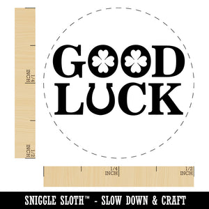 Good Luck Clover Horseshoe Saint Patricks Day Shamrock Self-Inking Rubber Stamp for Stamping Crafting Planners