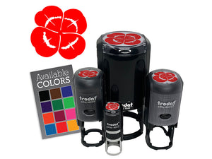 Realistic Shamrock Four Leaf Clover Self-Inking Rubber Stamp for Stamping Crafting Planners