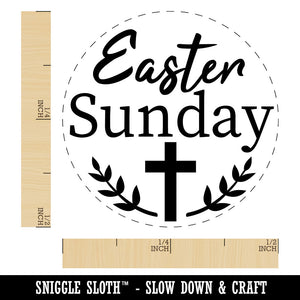 Easter Sunday Cross Christian Self-Inking Rubber Stamp for Stamping Crafting Planners
