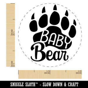 Baby Bear Child Paw Family Self-Inking Self-Inking Rubber Stamp Crafting Planners