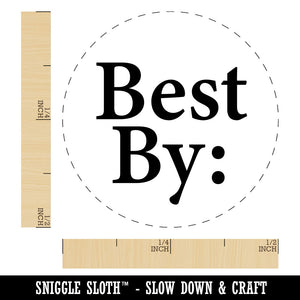 Best By Expiration Date Food Fill Self-Inking Rubber Stamp Crafting Planners
