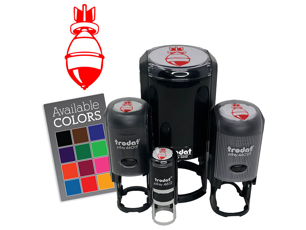 Bomb Nuke Warhead Air Strike Missile Self-Inking Rubber Stamp Crafting Planners