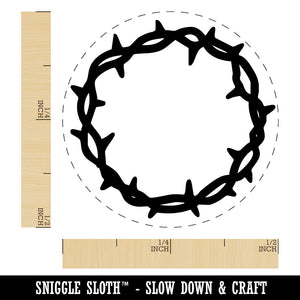 Crown of Thorns Jesus Christ Christianity Easter Self-Inking Rubber Stamp
