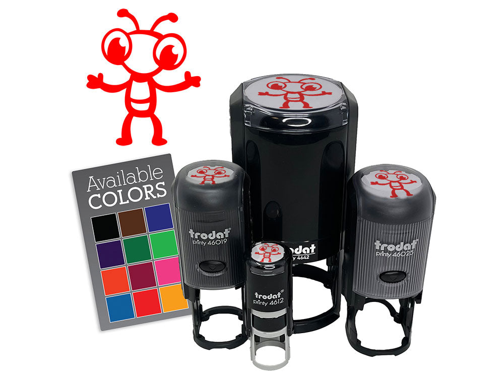 Cute Cartoon Bug Insect Ant Self-Inking Rubber Stamp Crafting Planners