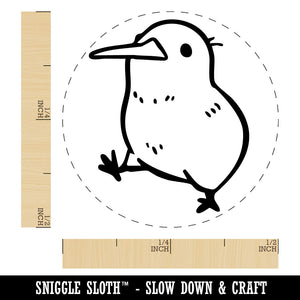 Cute Chubby Kiwi Bird Walking New Zealand Self-Inking Rubber Stamp Crafting