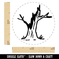 Dead Tree Stump Wood Self-Inking Rubber Stamp Crafting Planners