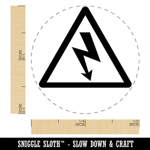 Electrical Hazard Risk Warning Danger Sign Self-Inking Rubber Stamp Crafting