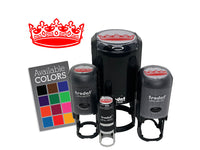 Elegant Crown Royalty King Queen Self-Inking Rubber Stamp Crafting Planners