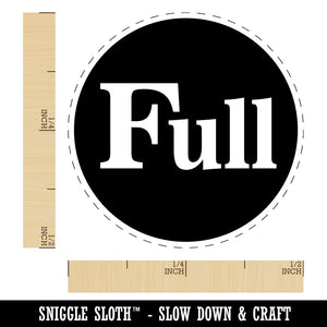 Full Indicator Status Circle Self-Inking Rubber Stamp Crafting Planners