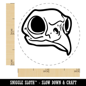Owl Bird Skull Bones Skeleton Self-Inking Rubber Stamp Crafting Planners