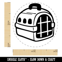Pet Carrier Animal Cage Dog Cat Self-Inking Rubber Stamp Crafting Planners