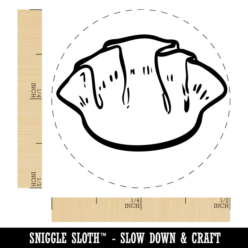 Potsticker Crab Rangoon Dumpling Chinese Food Self-Inking Rubber Stamp Crafting