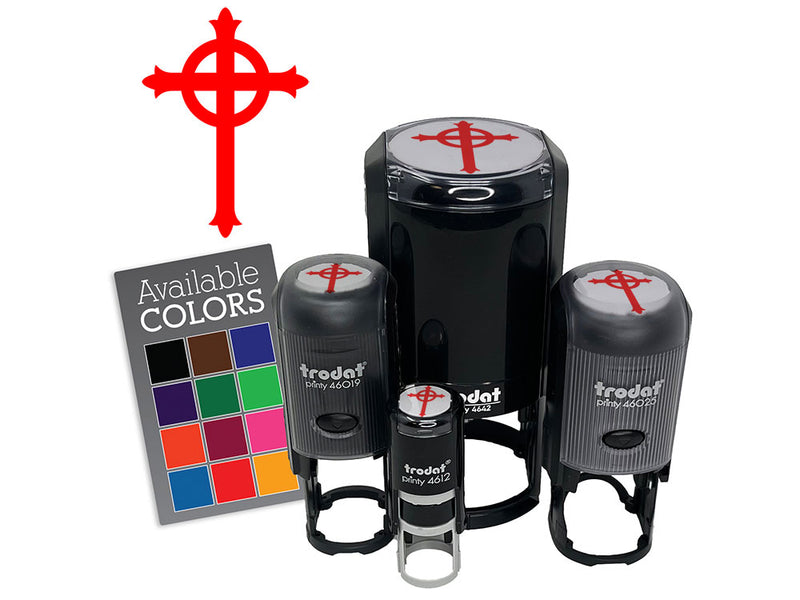 Presbyterian Cross Protestant Christian Religious Symbol Faith Self-Inking Stamp