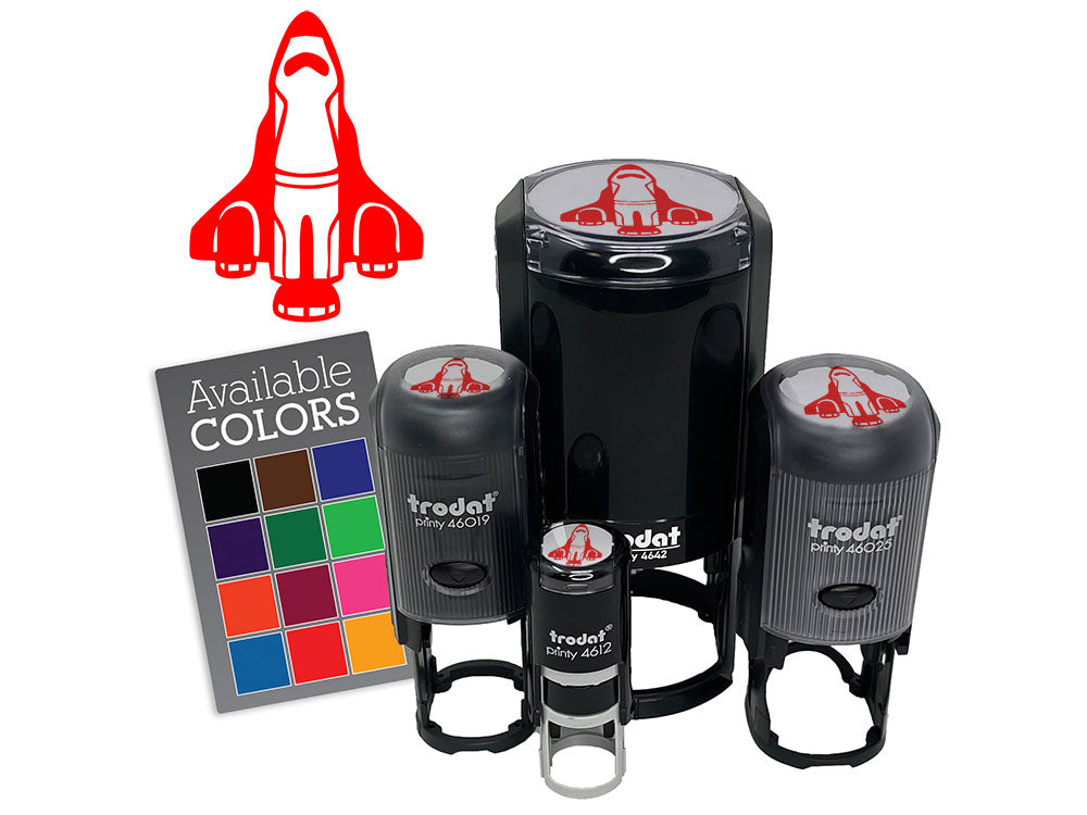 Space Shuttle Ship Rocket Science Self-Inking Rubber Stamp Crafting Planners