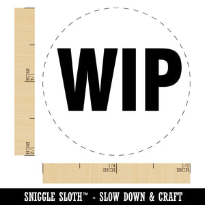 WIP Work In Progress Inventory Management Manufacturing Label Self-Inking Stamp
