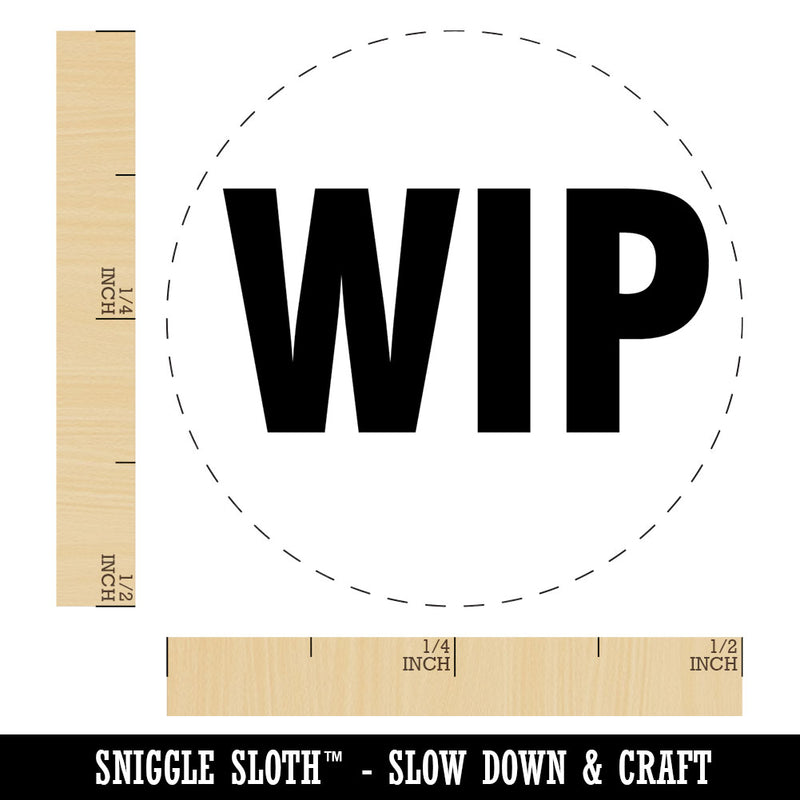 WIP Work In Progress Inventory Management Manufacturing Label Self-Inking Stamp