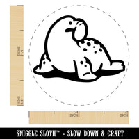 Big Nose Elephant Seal Marine Sea Animal Self-Inking Rubber Stamp for Stamping Ink Stamper Crafting Planners