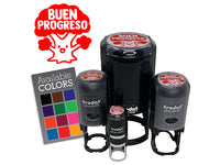 Buen Progreso Spanish Tree Teacher Stamp Self-Inking Rubber Stamp for Stamping Ink Stamper Crafting Planners
