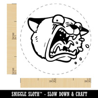 Cat Hacking Hairball Cough Spit Self-Inking Rubber Stamp for Stamping Ink Stamper Crafting Planners