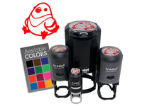 Chubby Pigeon Bird Sitting Self-Inking Rubber Stamp for Stamping Ink Stamper Crafting Planners