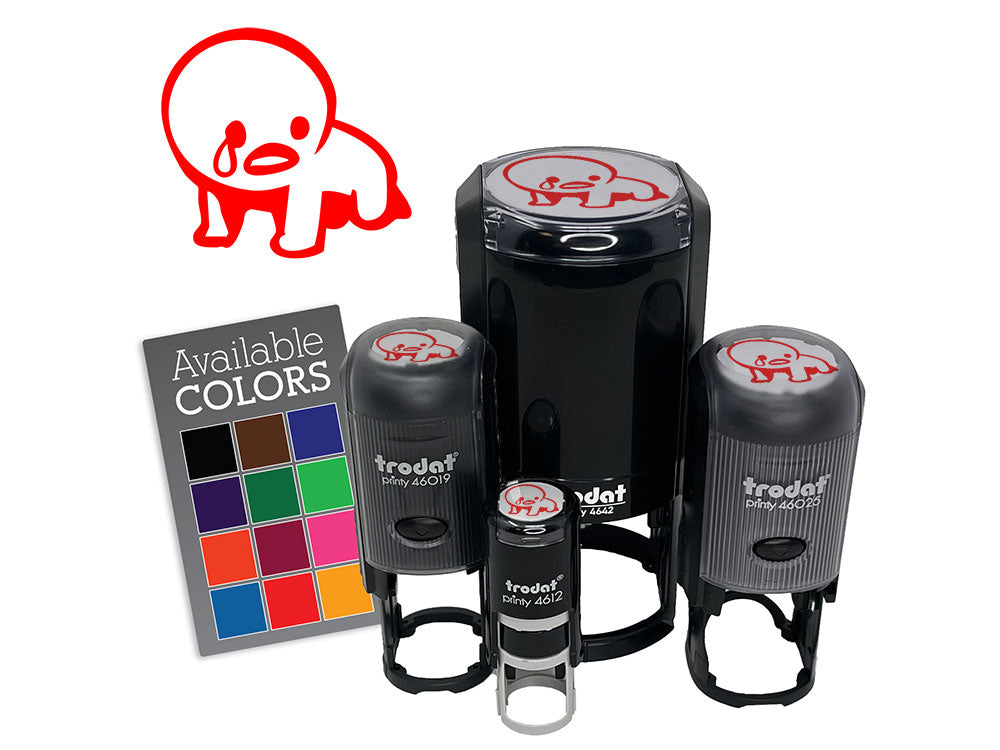 Crying Despair Sad Emote Self-Inking Rubber Stamp for Stamping Ink Stamper Crafting Planners