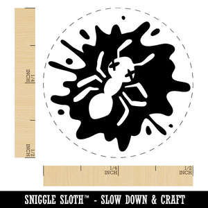 Dead Bug Squished Splatter Ant Insect Self-Inking Rubber Stamp for Stamping Ink Stamper Crafting Planners