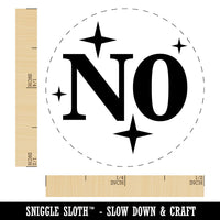 Fancy No Sparkle Stars Denied Self-Inking Rubber Stamp for Stamping Ink Stamper Crafting Planners