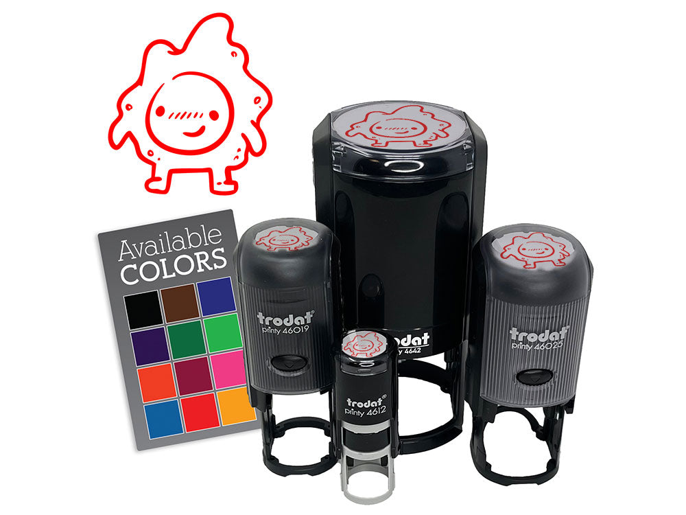 Fried Egg Kawaii Cute Sunny Side Up Self-Inking Rubber Stamp for Stamping Ink Stamper Crafting Planners