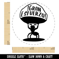 Gran Esfuerzo Great Effort Spanish Ant School Strong Teacher Stamp Self-Inking Rubber Stamp for Stamping Ink Stamper