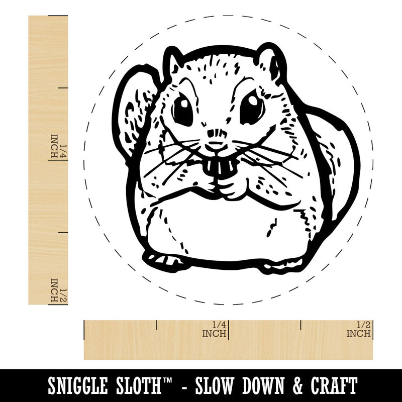 Japanese Dwarf Flying Squirrel Cute Rodent Self-Inking Rubber Stamp for Stamping Ink Stamper Crafting Planners