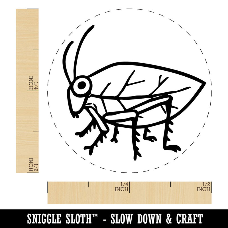 Katydid Insect Bug Grasshopper Self-Inking Rubber Stamp for Stamping Ink Stamper Crafting Planners