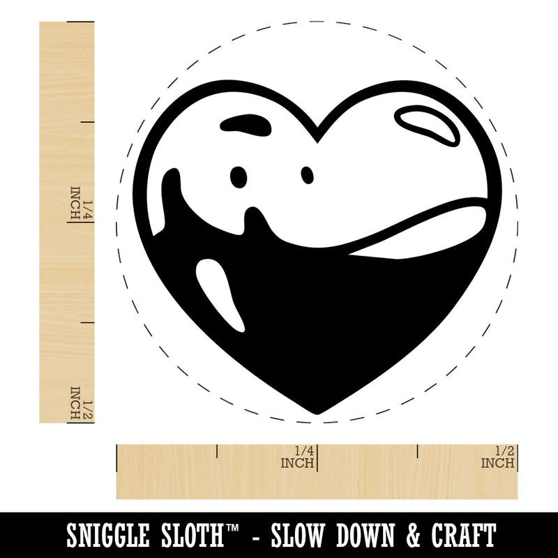 Liquid Filled Heart Blood Health Life Self-Inking Rubber Stamp for Stamping Ink Stamper Crafting Planners