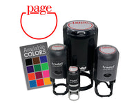 Page Number Tracker Book Reading School Self-Inking Rubber Stamp for Stamping Ink Stamper Crafting Planners