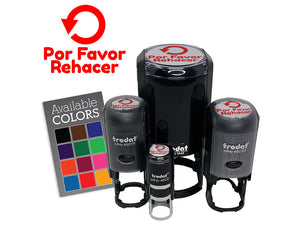 Por Favor Rehacer Please Redo Spanish Teacher Stamp Self-Inking Rubber Stamp for Stamping Ink Stamper Crafting Planners