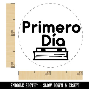 Primero Dia Spanish First Day School Teacher Stamp Self-Inking Rubber Stamp for Stamping Ink Stamper Crafting Planners