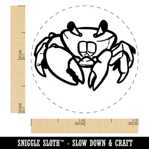 Realistic Crab Beach Seafood Shelfish Self-Inking Rubber Stamp for Stamping Ink Stamper Crafting Planners
