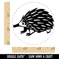 Spikey Echidna Weird Animal Self-Inking Rubber Stamp Ink Stamper for Stamping Crafting Planners